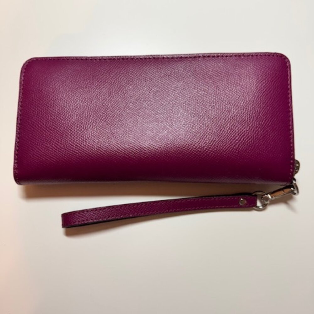Michael Kors Money Pieces Travel Continental Wallet - Garnet - Picture 4 of 8